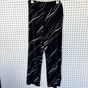 Alfani Monochrome Abstract Pants Wide Leg